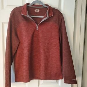 G.H. BASS & CO. MEN'S Quarter Zip Long Sleeve Pullover Size Small